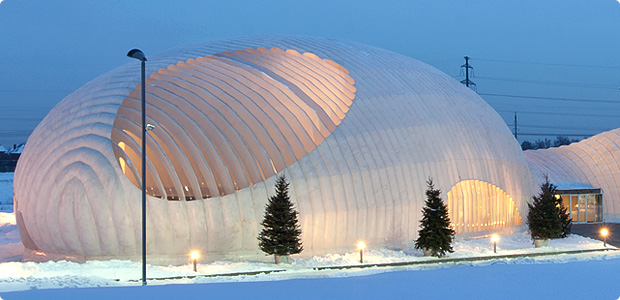 Inflatable domes