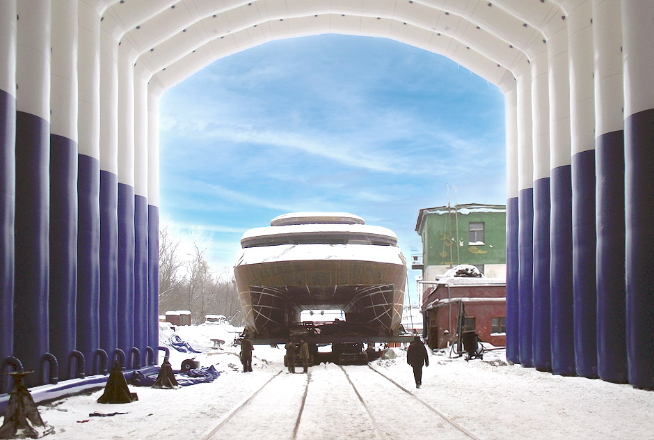 Long span industrial buildings