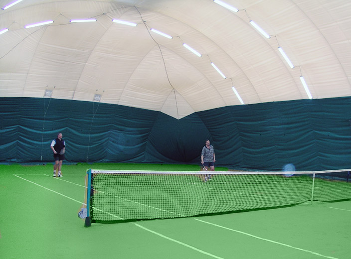 Indoor tennis court